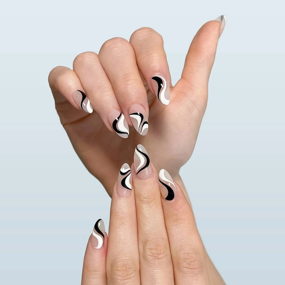 Swirl Nail Ideas