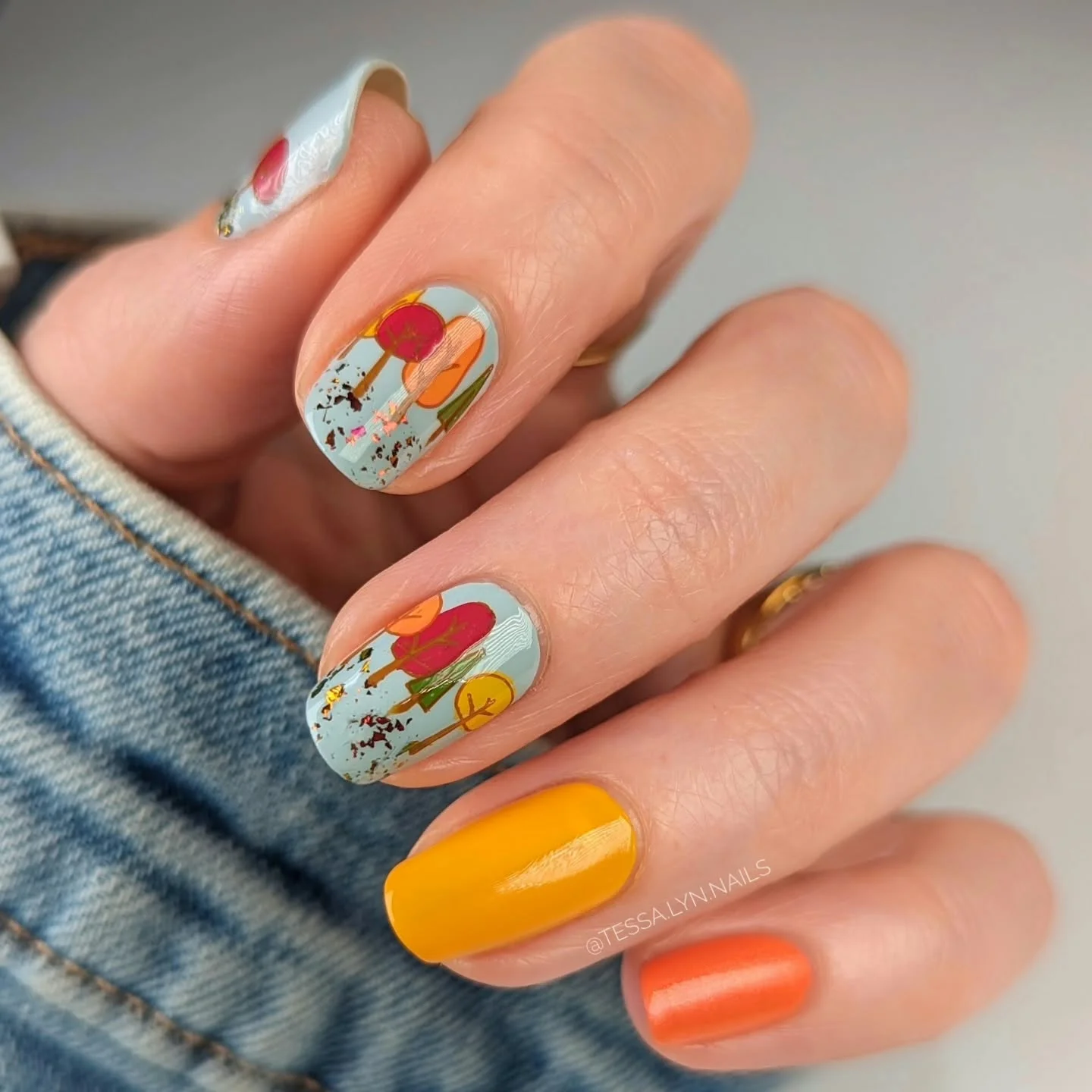 Early Fall Cute Nail