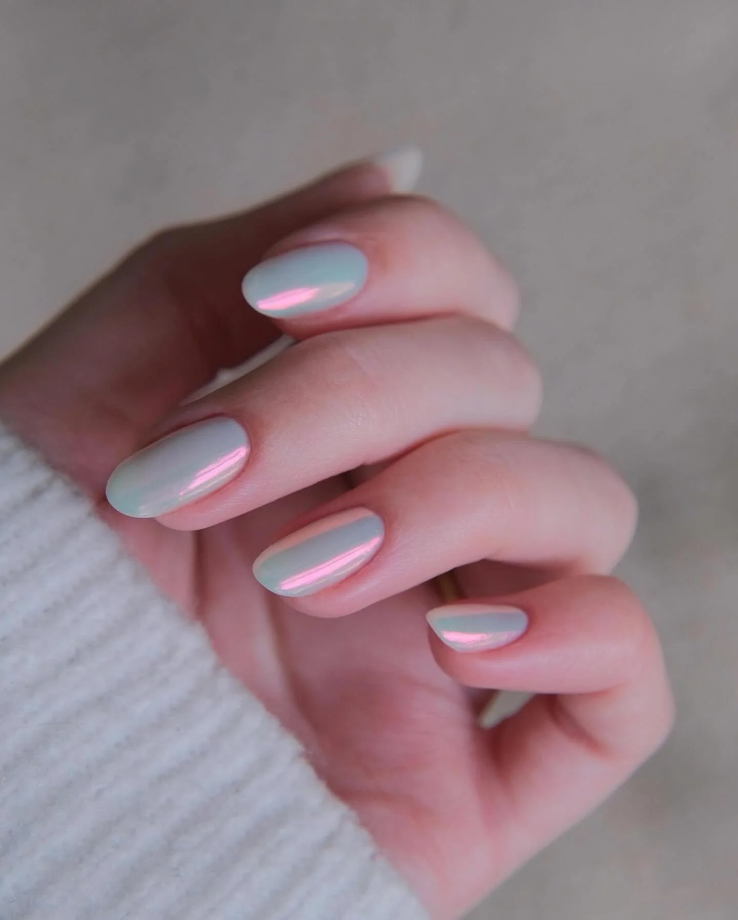 Winter Chrome Nail