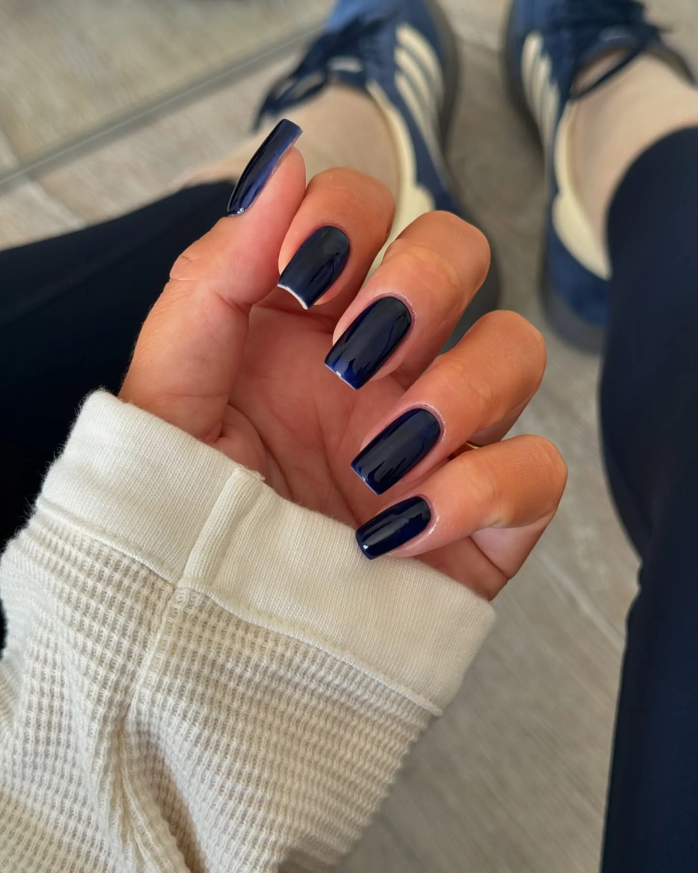 Dark Blue Nail