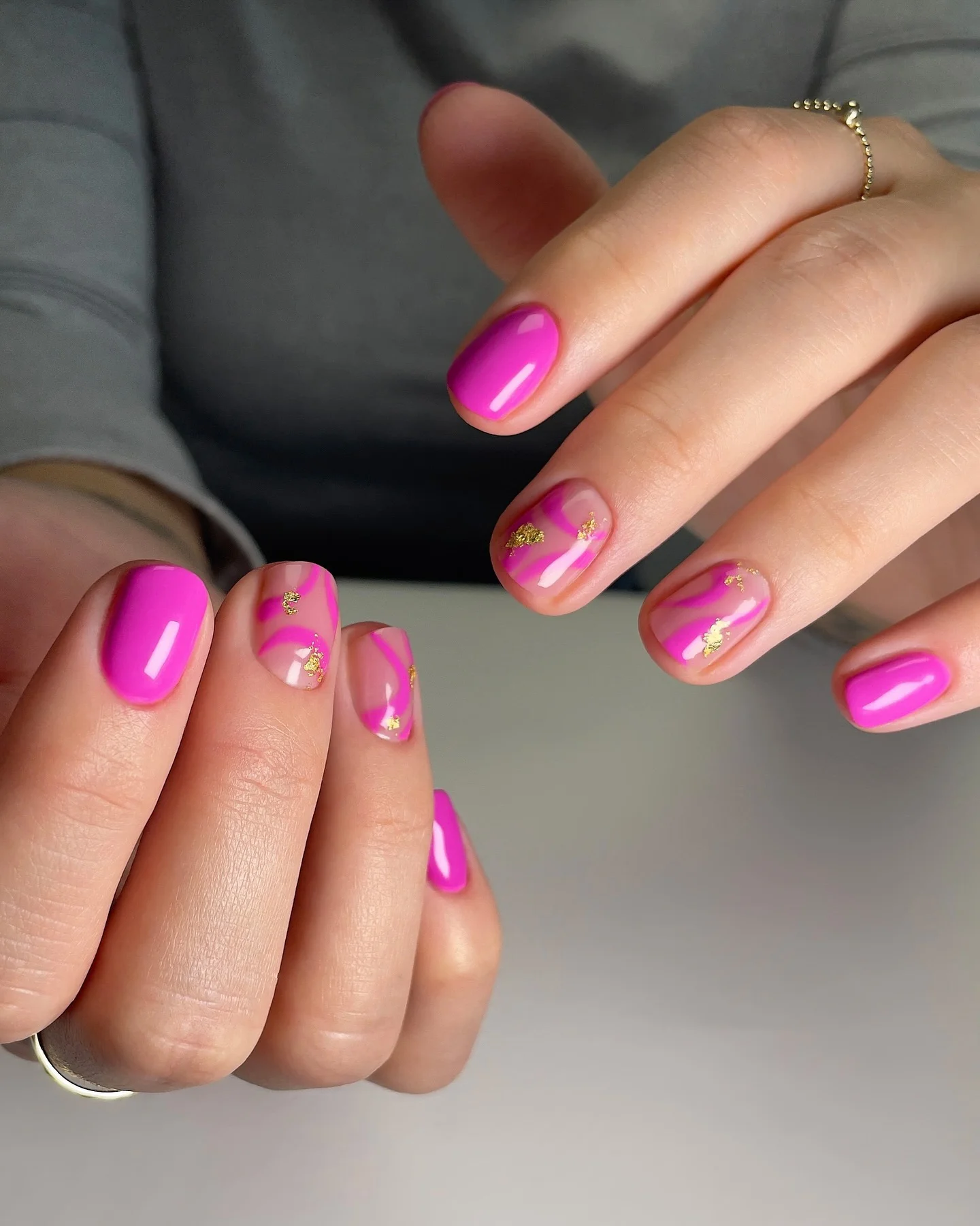 Pink Short Nail