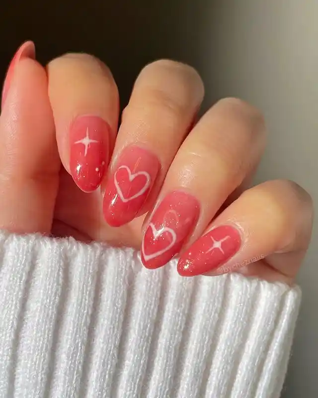 Valentine Day Nail
