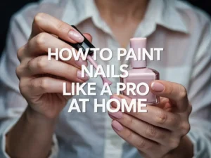 How To Paint Nails Like A Pro At home