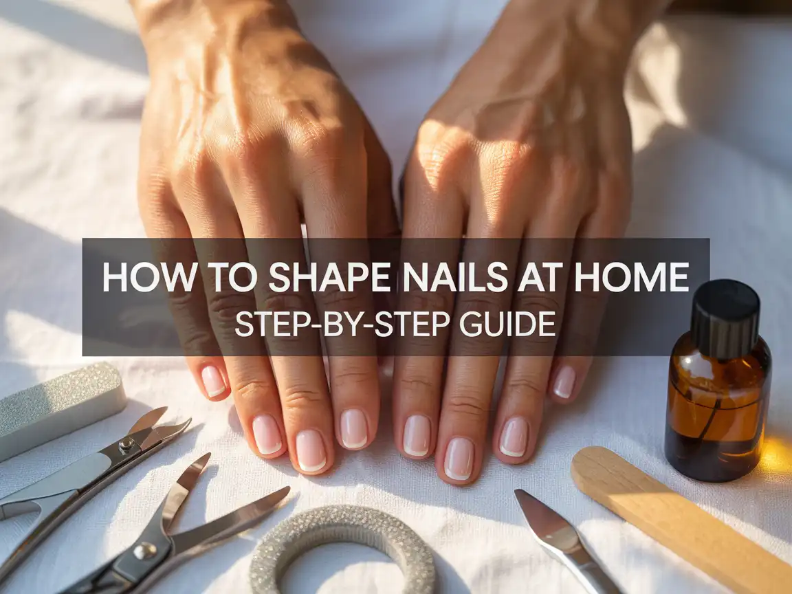 How to shape nails at home: Step by step Guide