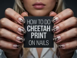 How To Do Cheetah Print On Nails
